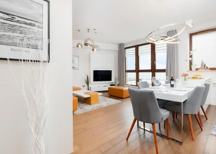 Sea Towers 15th Floor With Sea View By Renters Prestige * グディニャ